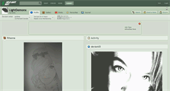 Desktop Screenshot of lightdemonx.deviantart.com