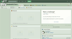 Desktop Screenshot of dissidentekg-fans.deviantart.com