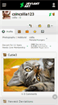 Mobile Screenshot of csincsilla123.deviantart.com