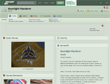 Tablet Screenshot of moonlight-wanderer.deviantart.com