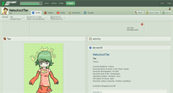 Desktop Screenshot of natsuxxxxtae.deviantart.com