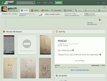 Tablet Screenshot of gatox35.deviantart.com