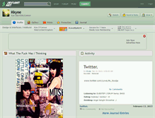 Tablet Screenshot of kkyee.deviantart.com