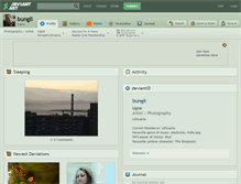Tablet Screenshot of bungii.deviantart.com