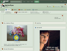 Tablet Screenshot of marrewpyuu.deviantart.com