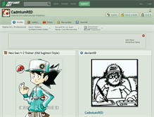 Tablet Screenshot of cadmiumred.deviantart.com