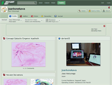 Tablet Screenshot of joanhonekawa.deviantart.com