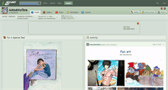 Desktop Screenshot of aotsukinotora.deviantart.com