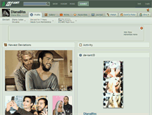 Tablet Screenshot of dianabiss.deviantart.com
