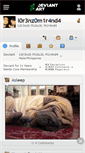 Mobile Screenshot of l0r3nz0m1r4nd4.deviantart.com