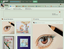 Tablet Screenshot of nalys.deviantart.com