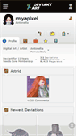 Mobile Screenshot of miyapixel.deviantart.com