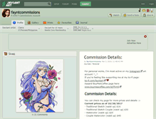 Tablet Screenshot of fayntcommissions.deviantart.com