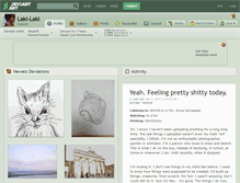 Tablet Screenshot of laki-laki.deviantart.com