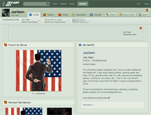 Tablet Screenshot of joeveen.deviantart.com