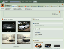 Tablet Screenshot of emunem.deviantart.com