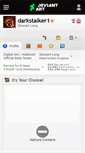 Mobile Screenshot of darkstalker1.deviantart.com