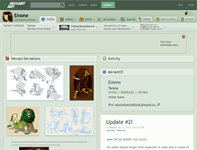 Tablet Screenshot of emone.deviantart.com
