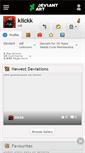 Mobile Screenshot of klickk.deviantart.com