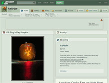 Tablet Screenshot of iceardor.deviantart.com