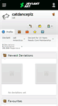 Mobile Screenshot of catdanceplz.deviantart.com
