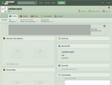 Tablet Screenshot of catdanceplz.deviantart.com