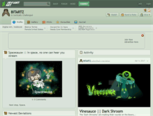 Tablet Screenshot of bitartz.deviantart.com