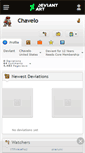 Mobile Screenshot of chavelo.deviantart.com