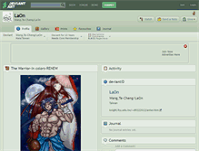 Tablet Screenshot of laon.deviantart.com