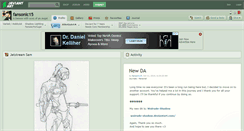 Desktop Screenshot of fansonic15.deviantart.com