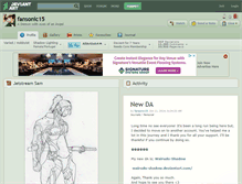 Tablet Screenshot of fansonic15.deviantart.com