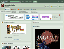 Tablet Screenshot of apocalipsstudio.deviantart.com