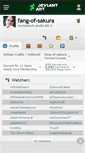 Mobile Screenshot of fang-of-sakura.deviantart.com
