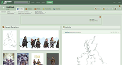 Desktop Screenshot of kickfoot.deviantart.com