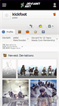 Mobile Screenshot of kickfoot.deviantart.com