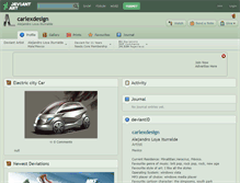 Tablet Screenshot of carlexdesign.deviantart.com