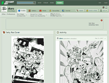 Tablet Screenshot of dtoro.deviantart.com