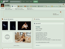 Tablet Screenshot of hsnider.deviantart.com
