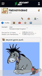 Mobile Screenshot of hatred-indeed.deviantart.com