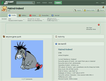 Tablet Screenshot of hatred-indeed.deviantart.com
