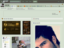 Tablet Screenshot of csavsar.deviantart.com