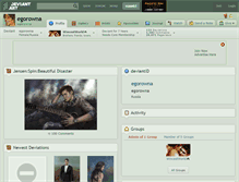 Tablet Screenshot of egorowna.deviantart.com