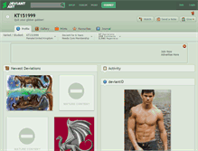 Tablet Screenshot of kt151999.deviantart.com
