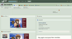 Desktop Screenshot of duel-acadamia.deviantart.com