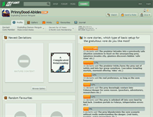 Tablet Screenshot of prinnydood-abides.deviantart.com