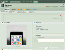 Tablet Screenshot of khanguyen.deviantart.com