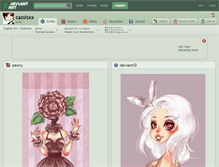 Tablet Screenshot of cassisxx.deviantart.com