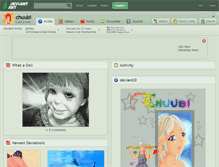Tablet Screenshot of chuubi.deviantart.com