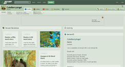 Desktop Screenshot of cuteberryangel.deviantart.com