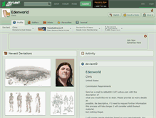 Tablet Screenshot of edenworld.deviantart.com